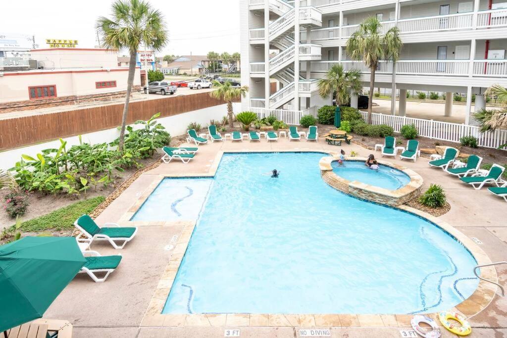 Gypsea Blu Beach Condo Steps To The Beach Galveston Eksteriør bilde