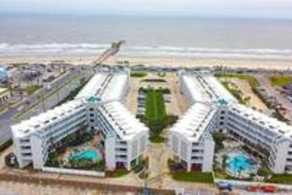 Gypsea Blu Beach Condo Steps To The Beach Galveston Eksteriør bilde